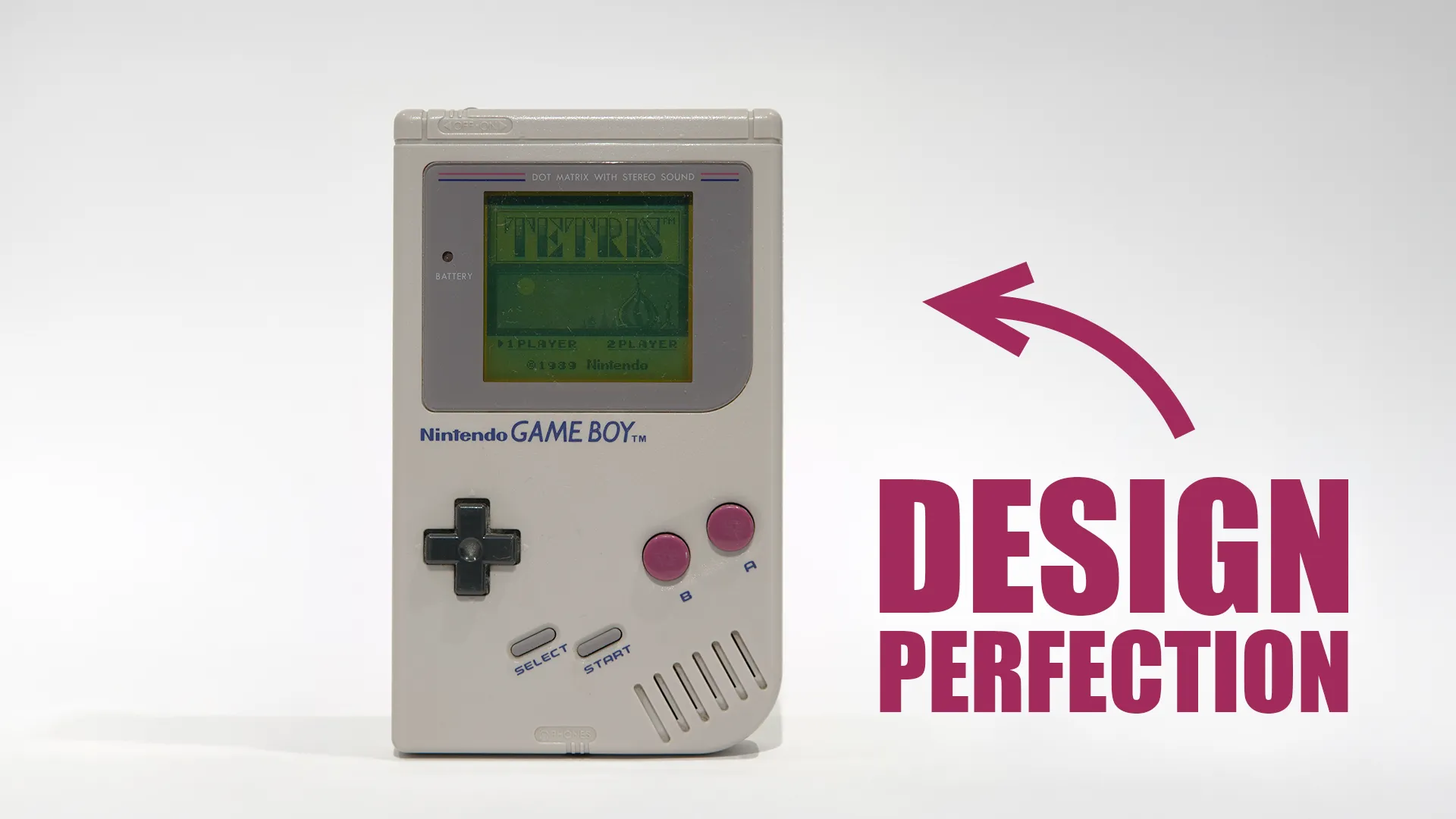 Game Boy – a masterclass in design.
